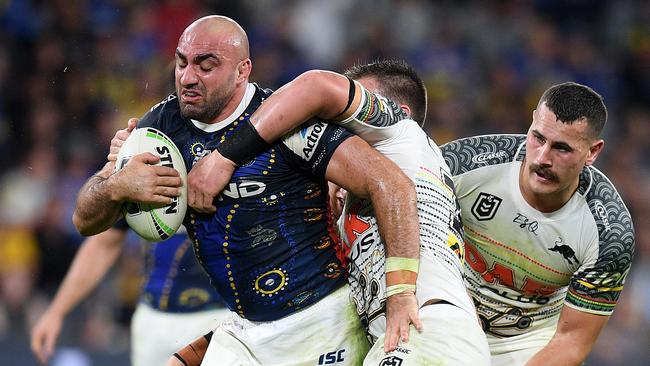 Tim Mannah has signed on with the Tigers for the remainder of the season. Picture: Dan Himbrechts