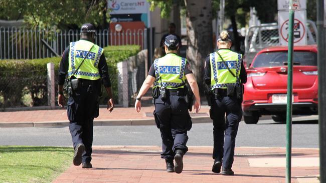 Northern Territory police patrol the streets of Alice Springs. Picture: Gera Kazakov generic