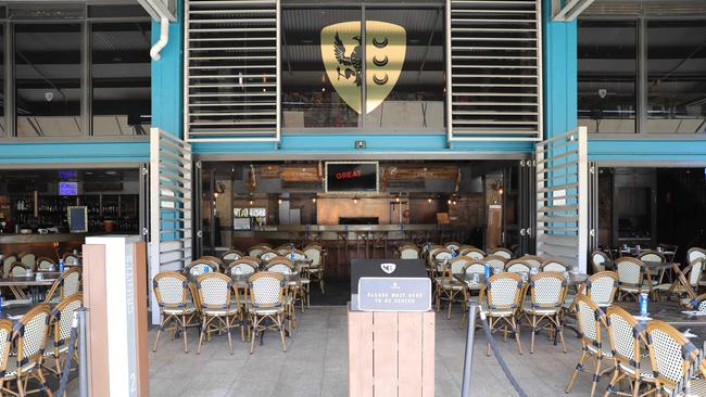 An empty Criniti's restaurant in Woolloomooloo late last year. Picture: Christian Gilles