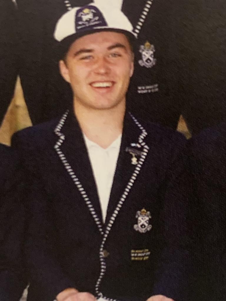 St Andrews Cathedral School 2017 yearbook photo of Paul Thijssen in the Cricket 1st XI team. Picture: Supplied