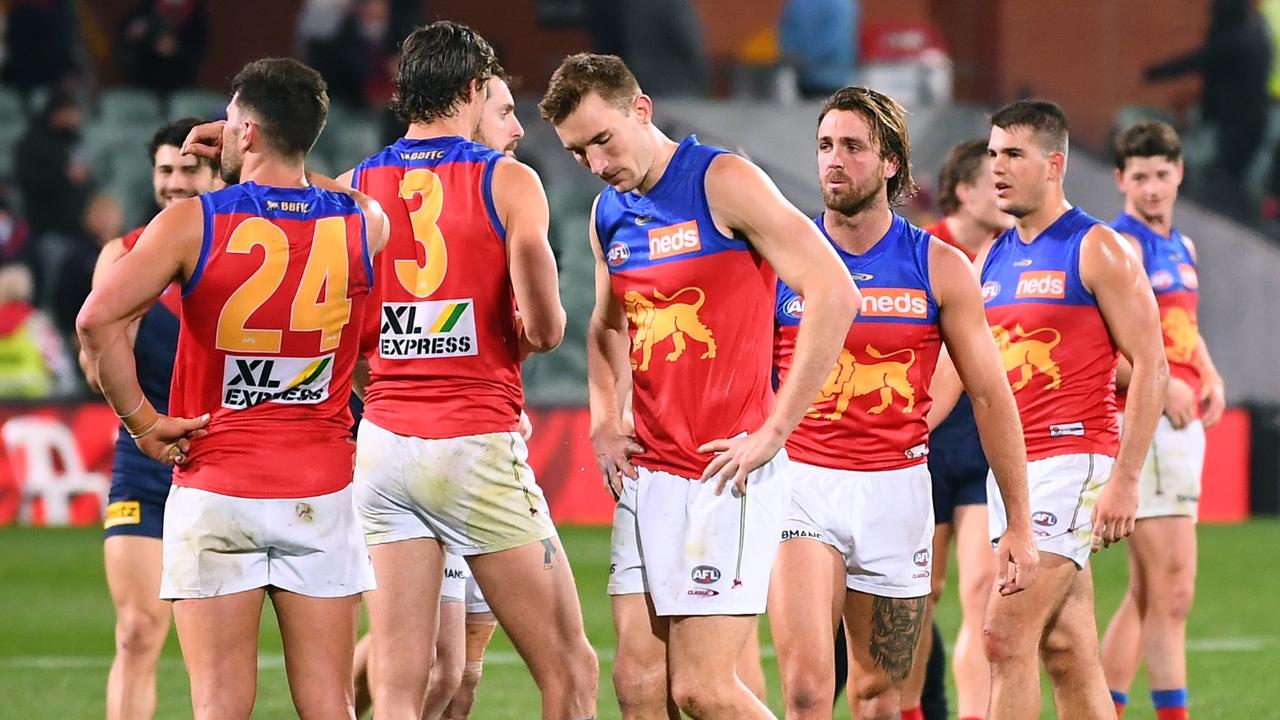 The Lions will face either the Bulldogs or the Bombers next week. (Photo by Mark Brake/Getty Images)