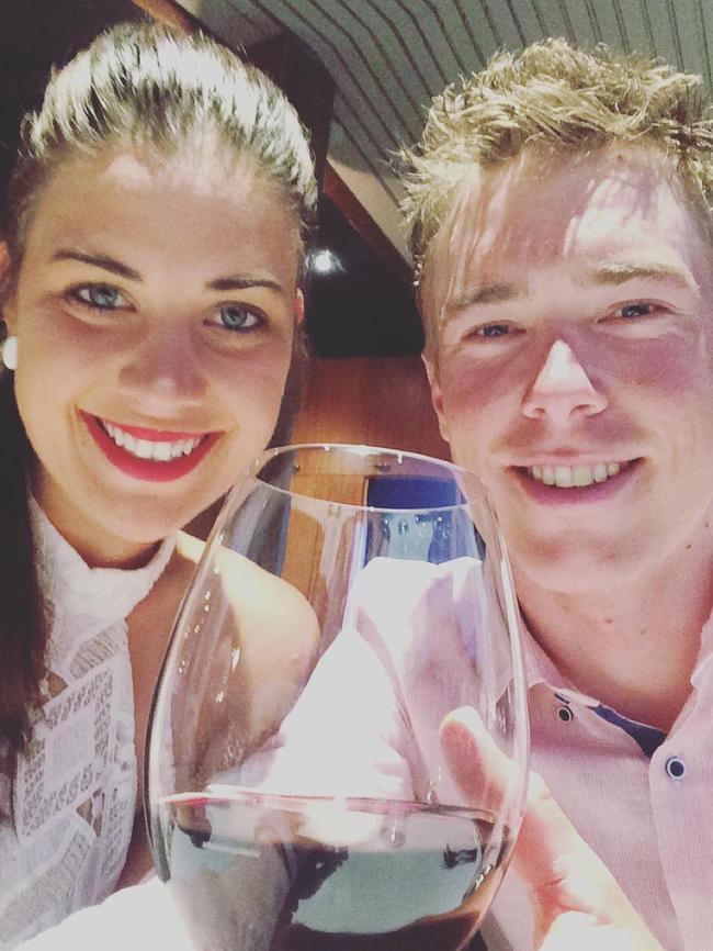 Rohan Dennis and Melissa Hoskins from their social media accounts.