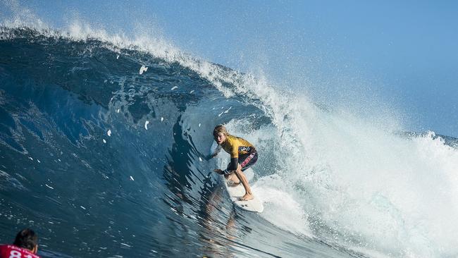 John John Florence, round four, Pipe Masters in Oahu, Hawaii. Picture: AAP