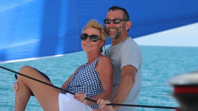 Del and Craig McEwan met because of their shared love of sailing. Picture: Facebook