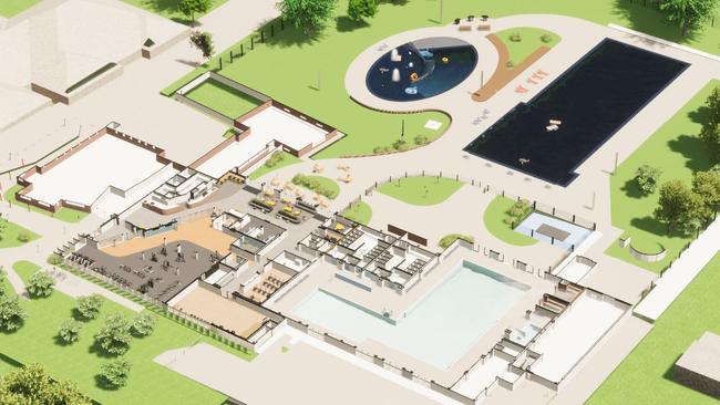 Renders of the Fawkner Leisure Centre redevelopment. Picture: Supplied