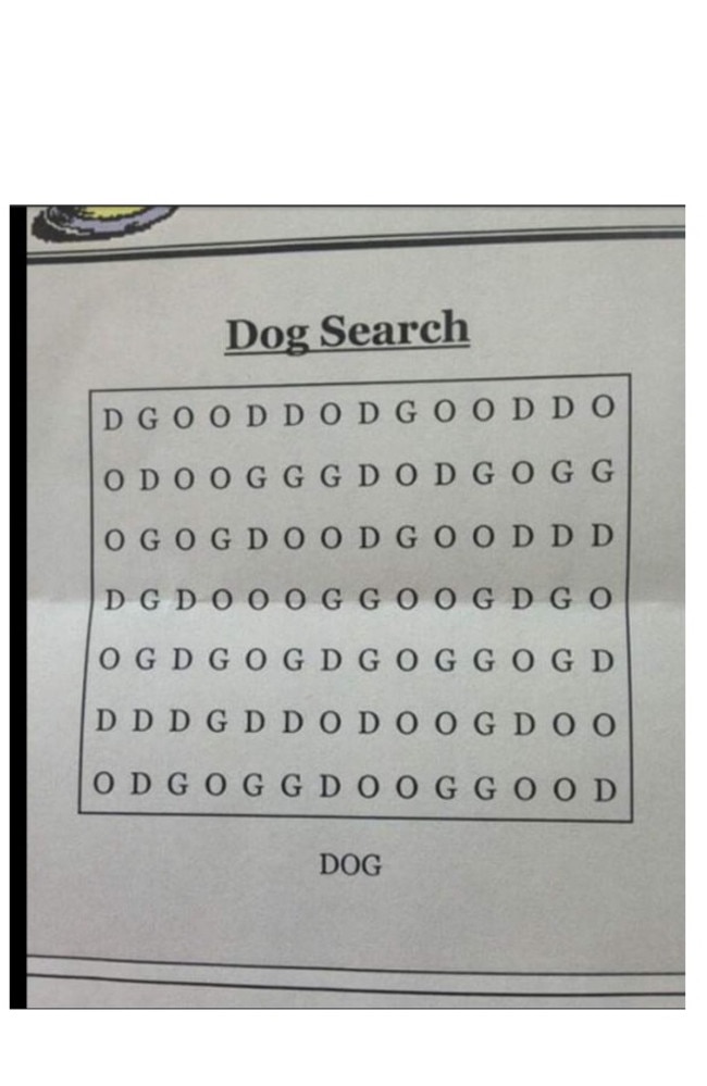 Find the hotsell different dog puzzle