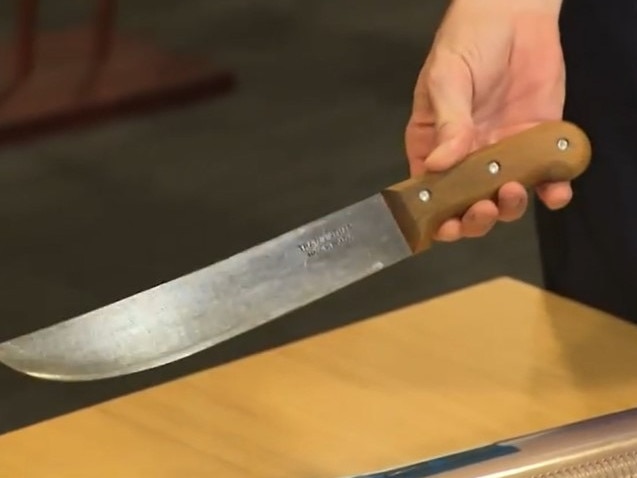 Children are among those who've been caught with weapons, including a tomahawk, axe, a machete and hammers, on the first weekend of new knife laws.