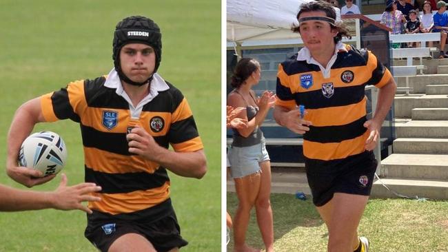 The rising stars of the Northern Tigers Laurie Daley Cup team. Pictures: Contributed