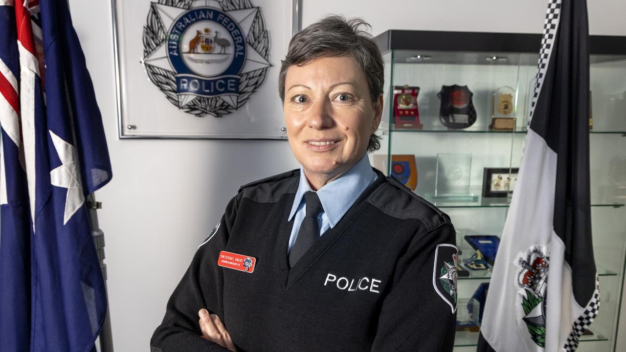 AFP Detective Superintendent Jayne Crossling at AFP headquarters in Melbourne is calling on the NT community to help increase child protection. Picture: NCA NewsWire / David Geraghty