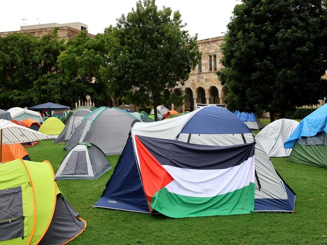 The recent pro-Palestinian activist encampment at University of Queensland