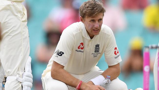 England's captain Joe Root was in hospital on Monday morning.