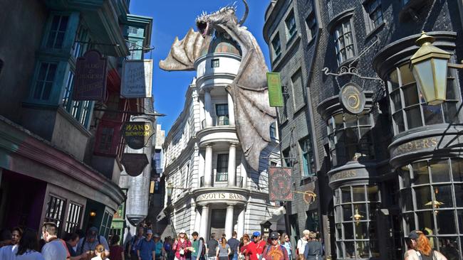 The Wizarding World of Harry Potter at Universal’s Orlando Resort. Picture: Zak Simmonds