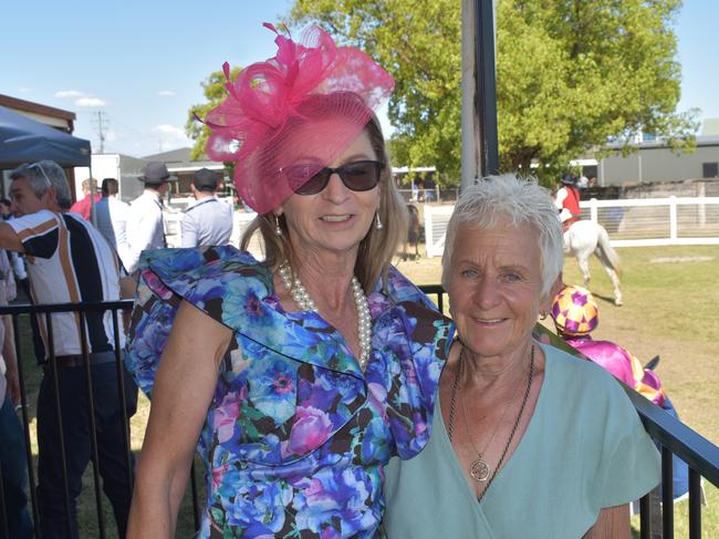 Mandy Lewis and Di Morrall from Brisbane (Photo: Michael Hudson/ Warwick Daily News)