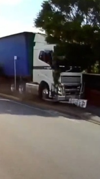 Out-of-Control Truck Takes Out City Bus Stop in Adelaide, South Australia