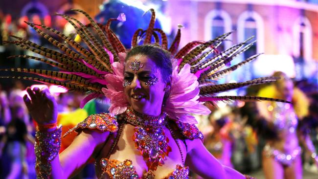 Participants of the 2020 Sydney Gay and Lesbian Mardi Gras. Picture: Nikki Short