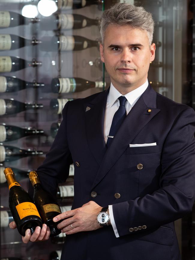 Executive Sommelier Matt Herod. Picture: Julian Andrews