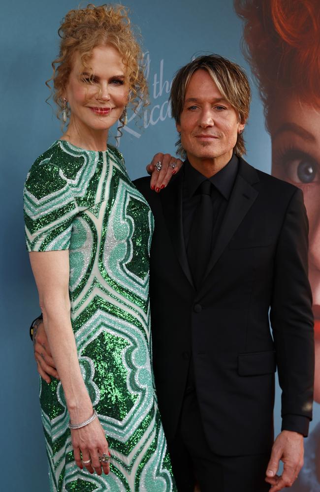 Nicole Kidman and Keith Urban are looking to build a more permanent spot for their security. Picture: Jonathan Ng