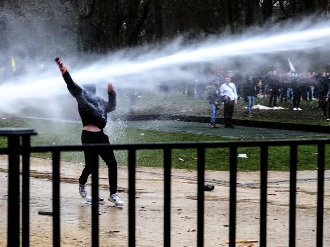 EU office smashed as Covid anger erupts