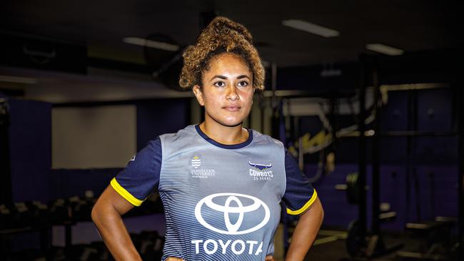 Cowboys Girls Academy player Shaniah Power was selected in the Indigenous All-Stars team earlier this year. Picture: Sam Newman