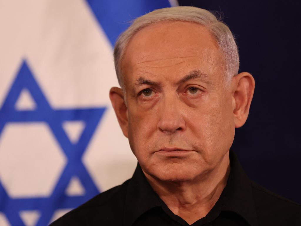 Israeli Prime Minister Benjamin Netanyahu lashed out at his military and intelligence chiefs after the October 7 attacks. Picture: Abir SULTAN / POOL / AFP