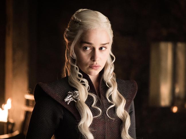 Emilia Clarke in the role Game of Thrones character Daenerys Targaryen, who will appear in Season Eight. Picture: HBO