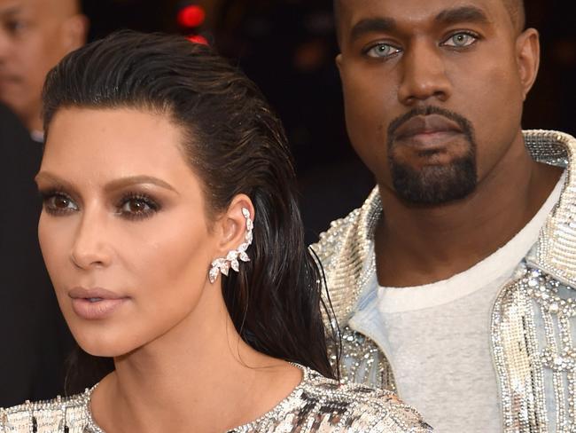 NEW YORK, NY - MAY 02: Kim Kardashian (L) and Kanye West attend the 