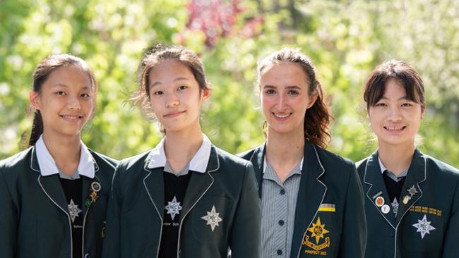 MLC students Grace and Alisa Yang, Natalya Kay and Violet Zheng have shared their goals for the future ahead of VCE results being released on Monday.