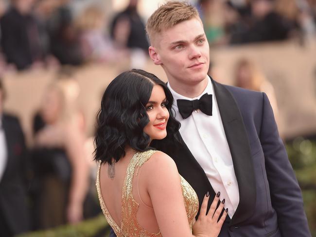 Ariel Winter called boyfriend Levi Meaden her “rock”. Picture: Alberto E. Rodriguez/Getty Images/AFP