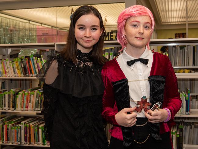 Sarah Whiley and Wil Gow at the City of Darwin Geektacular event, 2024. Picture: Pema Tamang Pakhrin