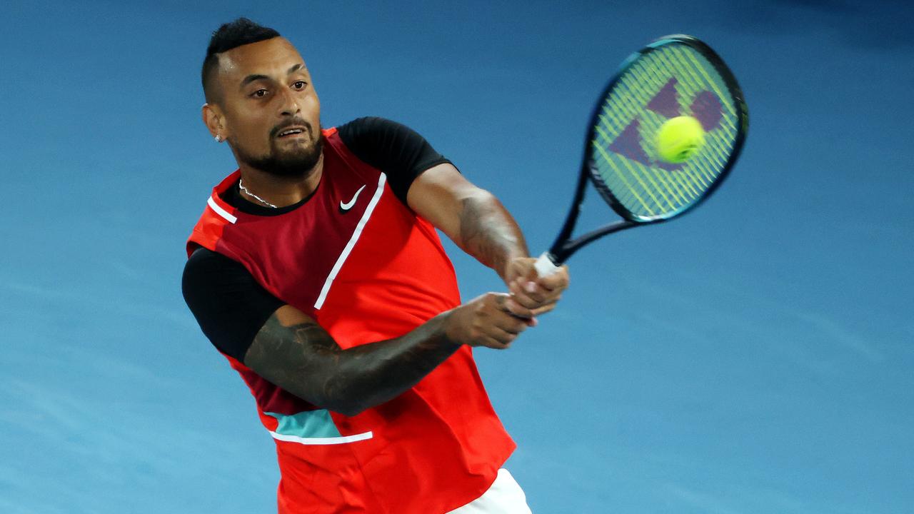 Nick Kyrgios will hope to get his ranking back inside the top 100 with strong results at Indian Wells and Miami. Picture: Mark Stewart