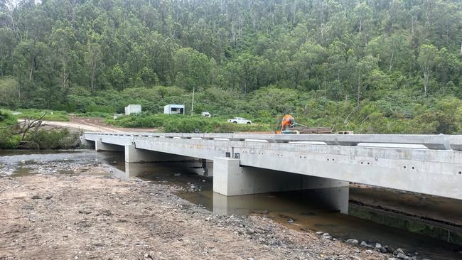 The new Paddy Flat Bridge on Paddys Flat Road has opened to traffic. Picture: supplied