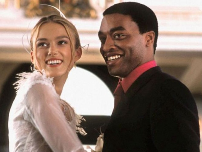 Keira Knightley and Chiwetel Ejiofor in Love Actually