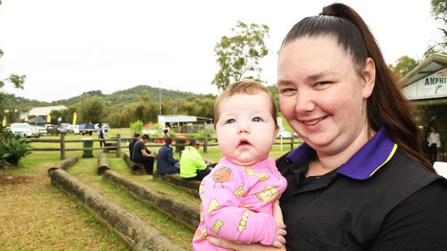 Olivia Surawski-Somerville and Stephanie Surawski at the Heritage Bank Toowoomba Royal Show. Sunday March 27, 2022