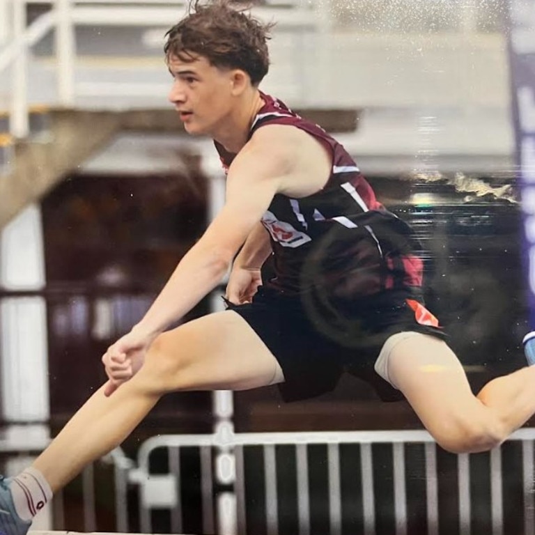 Finn Wyatt has developed into an accomplished hurdler.