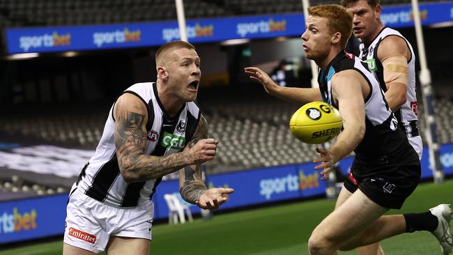 Collingwood is weighing up De Goey’s history of misdemeanours rather than focusing on the New York incident.