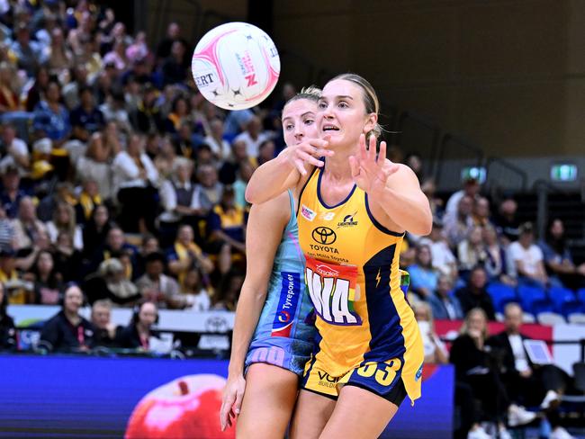 Liz Watson, pictured in action for the Lightning, will face her former club in the Vixens. Picture:Getty Images