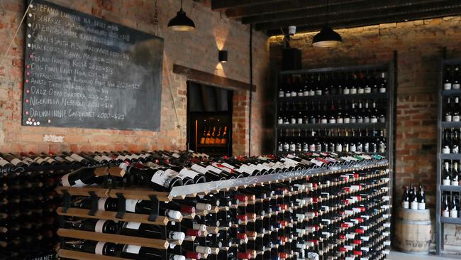 Young winemaker Marco Lubiana has opened wine bar Molto in Hobart. Picture: Nikki Davis-Jones