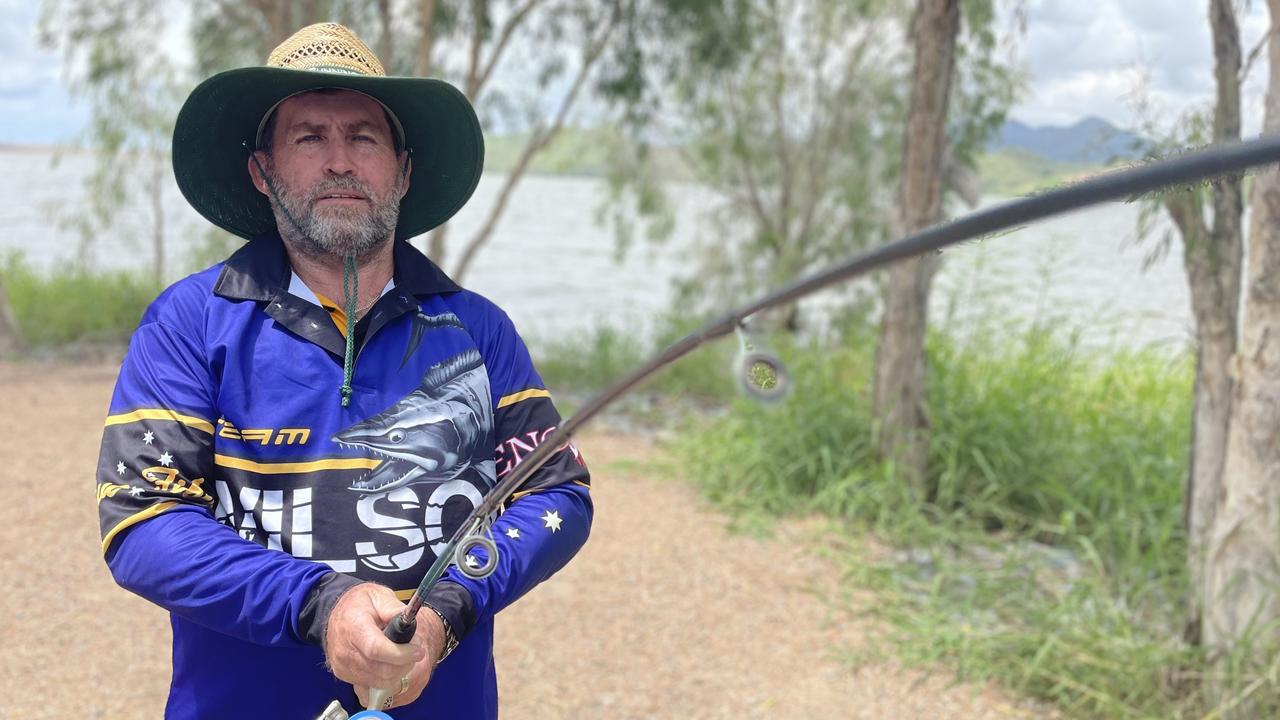 Townsville City Council Division 4 councillor Kristian Price eagerly promotes fishing at Ross River Dam, and said the community still needs to wait a bit longer despite work being done on the area to allow land based fishing. Picture: Chris Burns