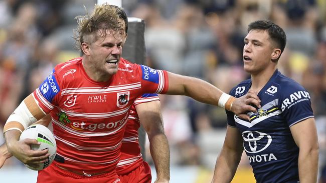 The Dragons have announced Jack de Belin as their skipper while Ben Hunt is away on Origin duty. Picture: Ian Hitchcock / Getty Images