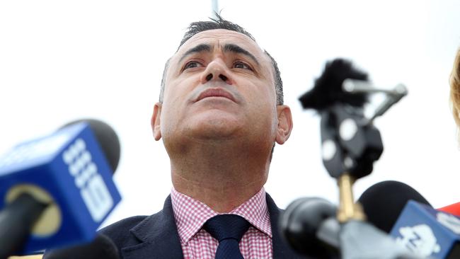 Mr Barilaro’s rejects gossip over his personal life as a ­vicious smear. Picture: Gary Ramage