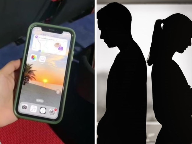 'Terrifying' Phone act exposing bad men. Picture: TikTok/iStock