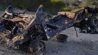 Police unearthed a car involved in the murder of Mark Boyce in Elizabeth South in 2017. Picture: 10 News First Adelaide