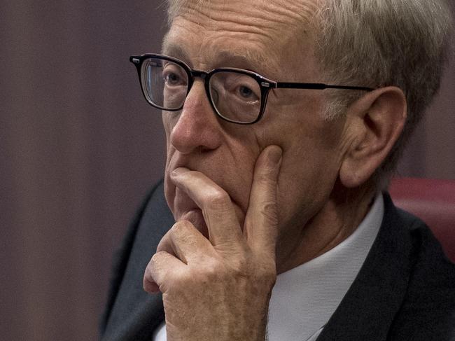 *Fairfax Pool Images* The Royal Commission into the Financial Services Industry. 12 February 2018. The Age News. Photo: Eddie Jim. ( The Commissioner Kenneth Hayne )