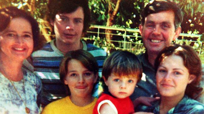 Donald Mackay, pictured with his family, was murdered in 1997 on the orders of organised crime bosses in Griffith, NSW.