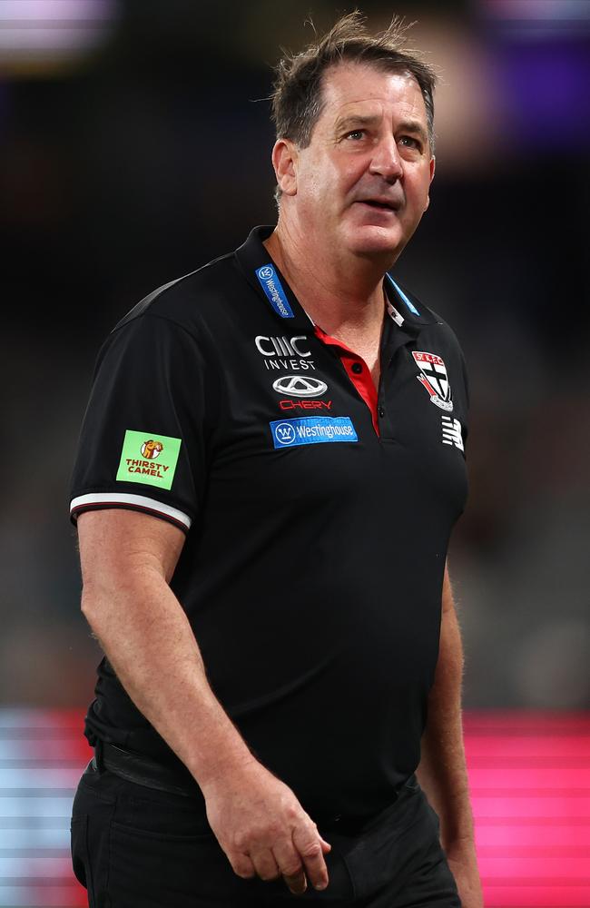 Ross Lyon and the Saints want to land a big free agent fish. Picture: Getty Images