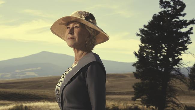 Helen Mirren as Cara Dutton in 1923, streaming on Paramount+ 2022. Photo Credit: James Minchin III/Paramount+