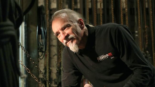 Her Majesty's Theatre lighting technician Fred Schultz. Picture Dean Martin