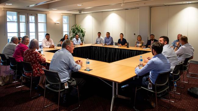 The newly elected CLP government at their first meeting as the Northern Territory frontbench is confirmed. Picture: Pema Tamang Pakhrin