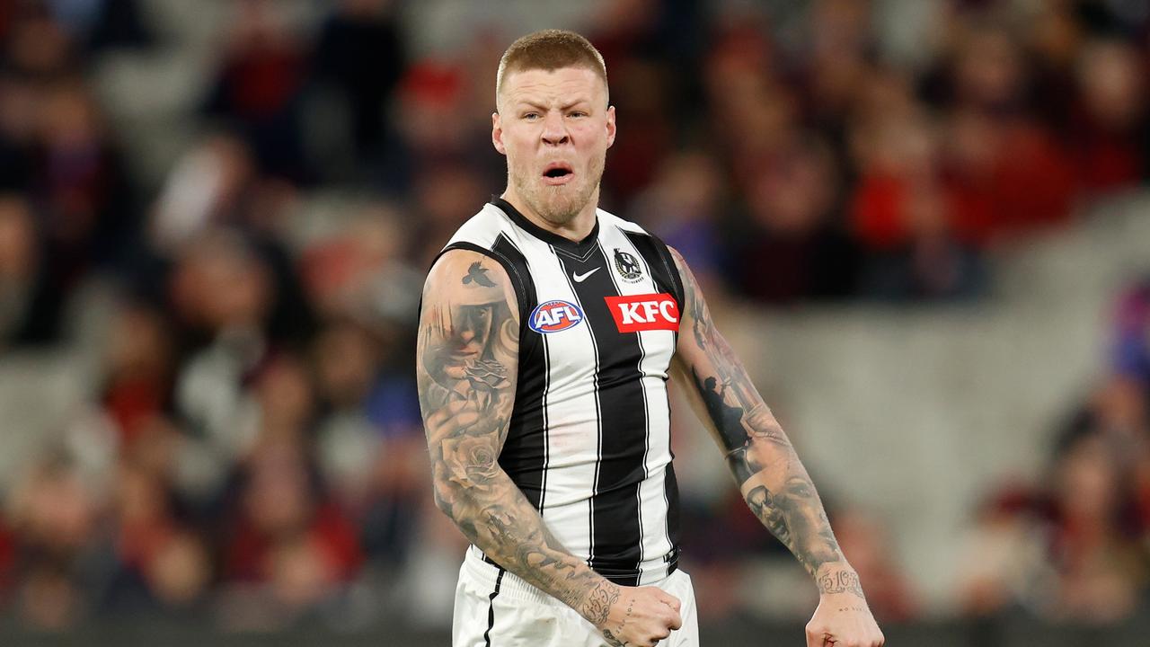 Craig McRae wants Jordan De Goey to stay at the Pies. Picture: Michael Willson/AFL Photos via Getty Images
