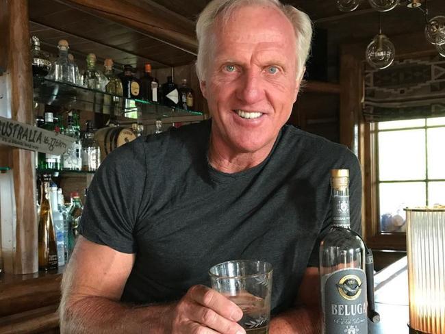 Greg Norman has shown his support for the firefighters in the Australian bushfire crisis. Picture: Instagram